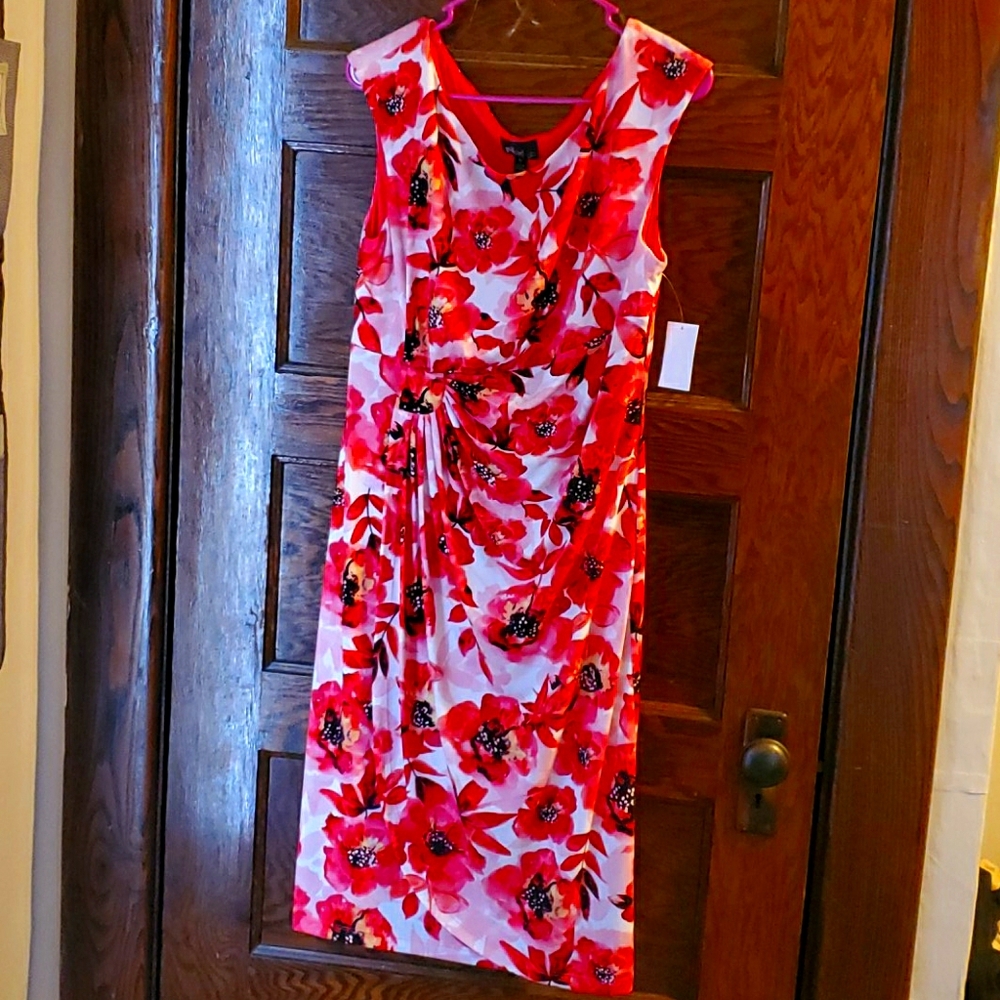 Tropical Sleeveless Dress